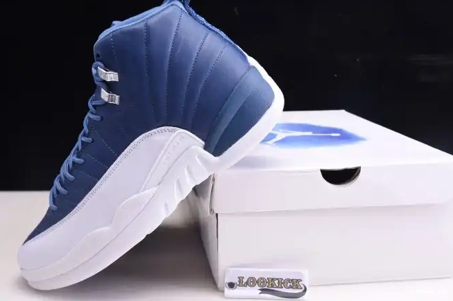 Rep 12 Jordan Retro Air Stone 130690-404 Blue 0603